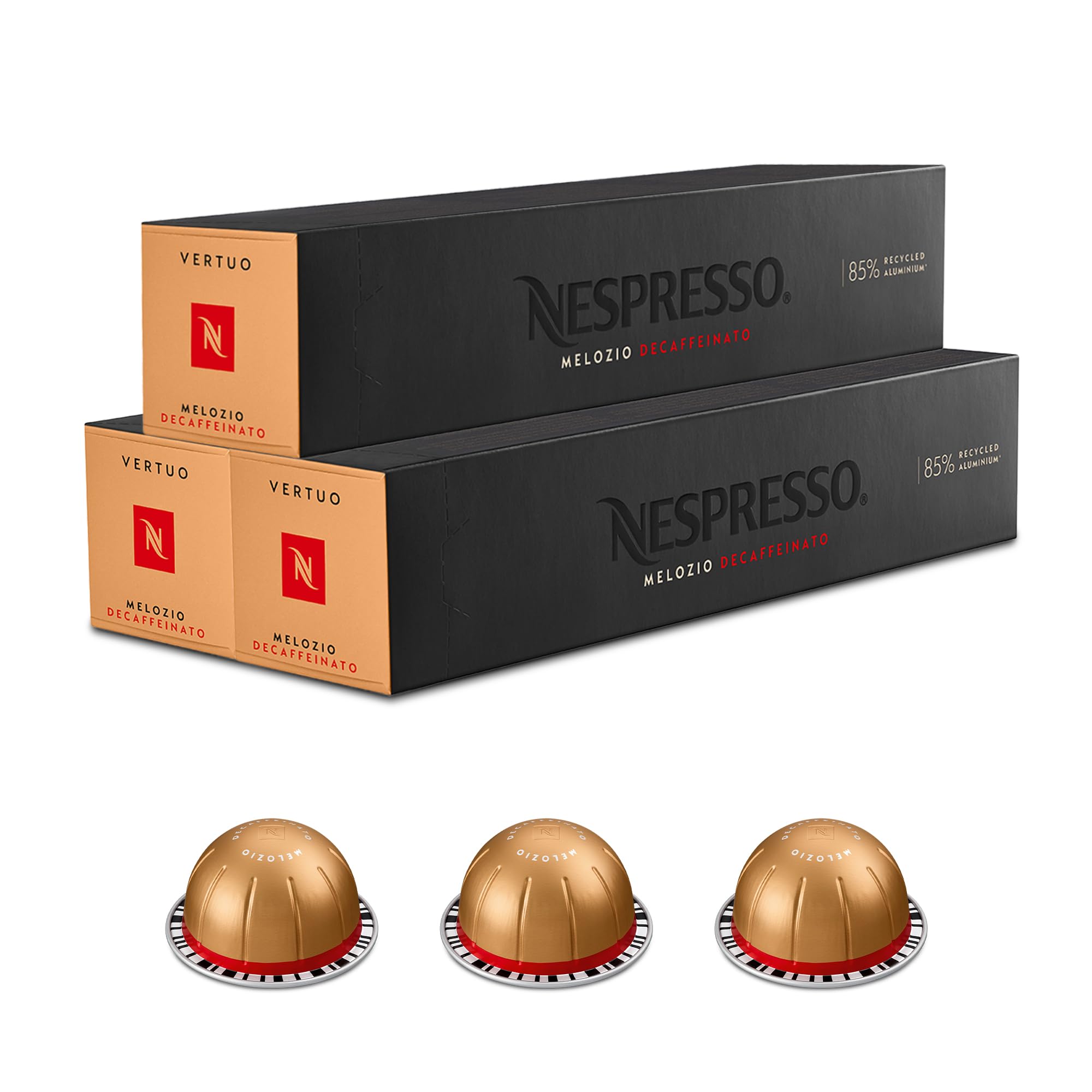 Nespresso Vertuoline: Melozio Decaffeinato, 30 cápsulas