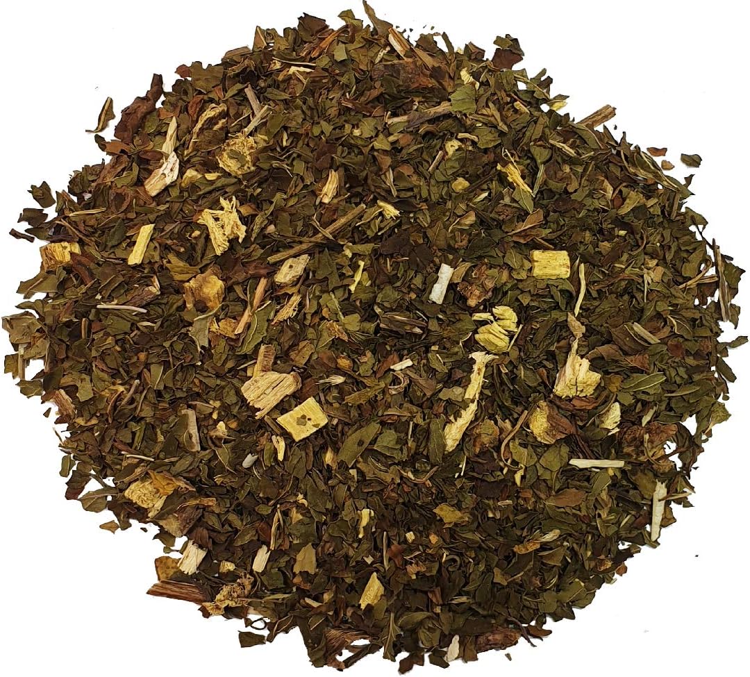 Peppermint & Liquorice Digestive Tea Sweet and Minty Natural Sugar-Free Caffeine-Free Detox Herbal Loose Leaf Tea Blend by Simpli-Special (200g in Resealable Pouch)