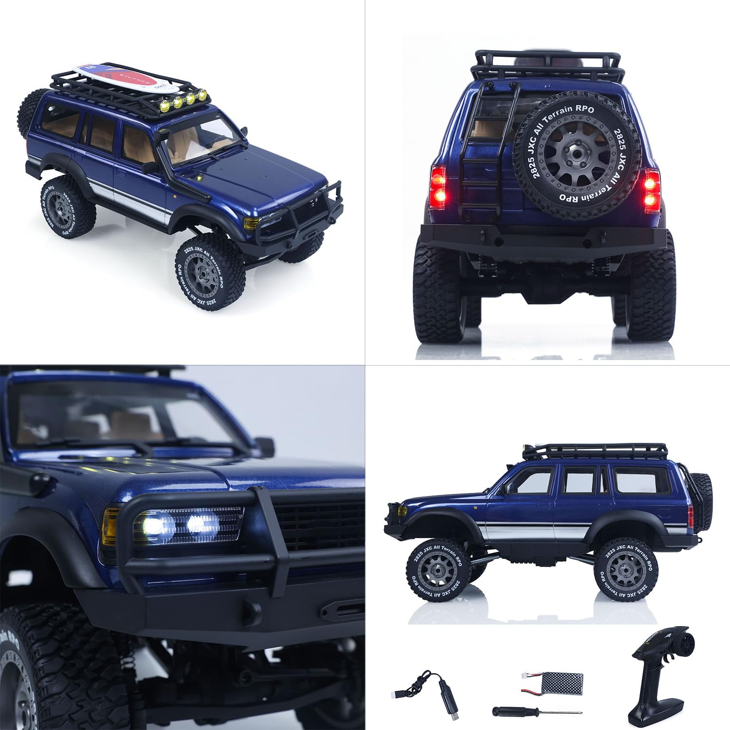 TOUCAN RC HOBBY 1/12 JXC5826 RC Crawler Car 4x4, modello fuoristrada telecomandato, 2 marce, raggio di controllo 60 m, radio RTR 2,4 GHz, per regali speciali