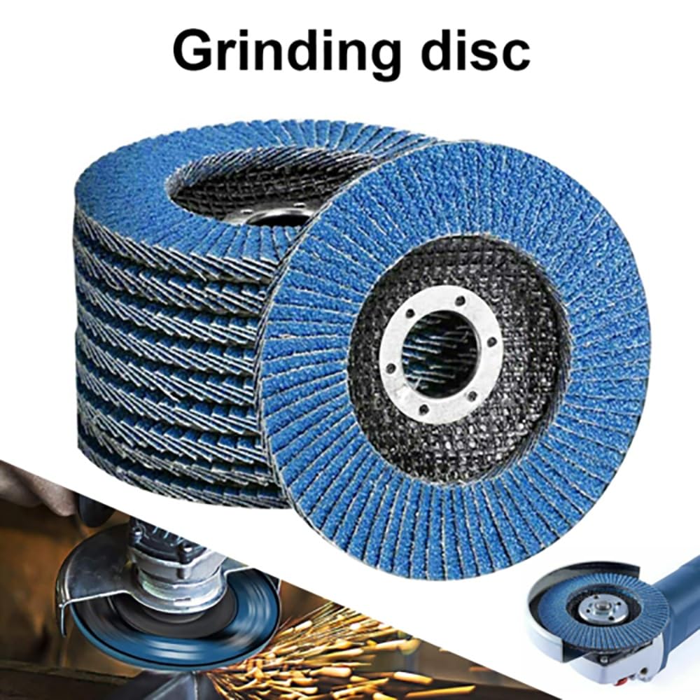 10 Stück 115 mm Fächerscheiben Ø115 Metall Holz Schleifscheiben
