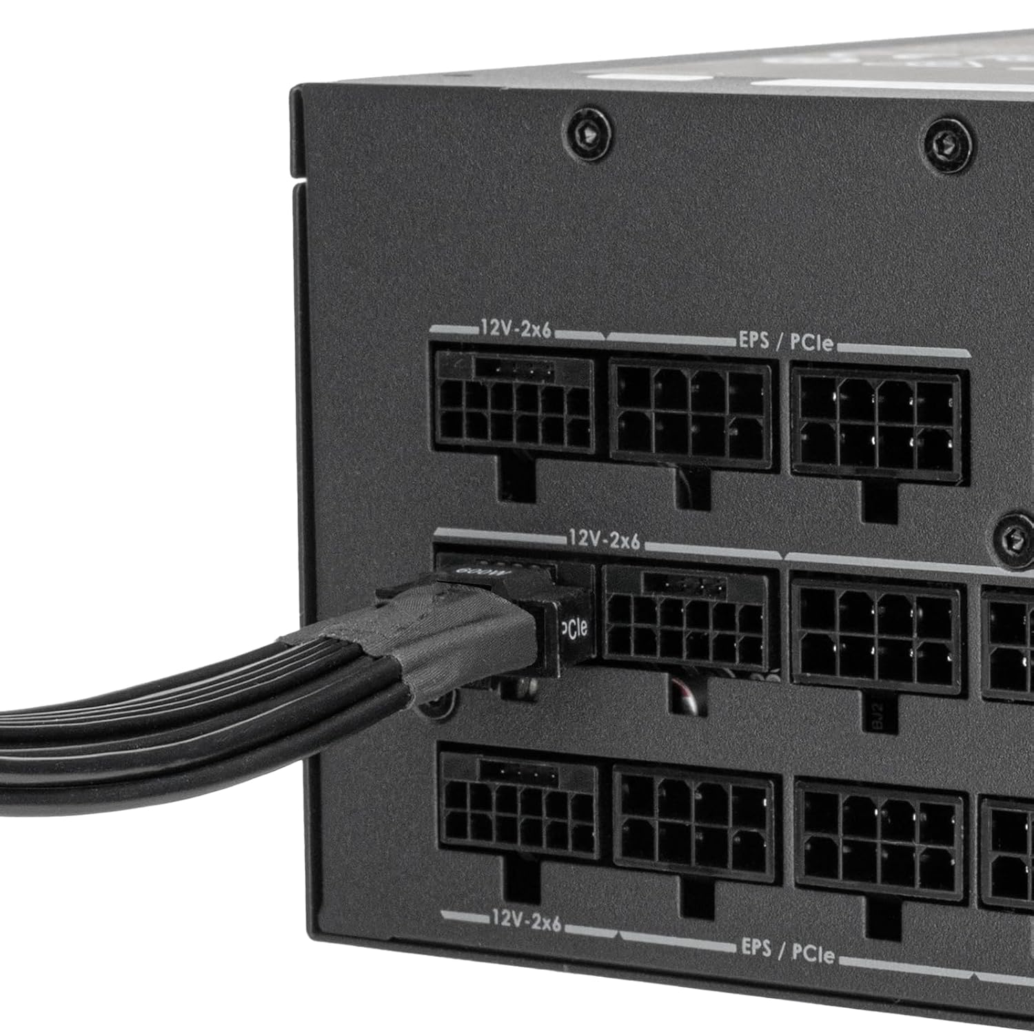 SilverStone PP15-90 90° Angled 12+4 Pin (Power Supply) to 12+4-Pin (GPU) 12V-2x6-PCIe Gen5 Cable, SST-PP15-90