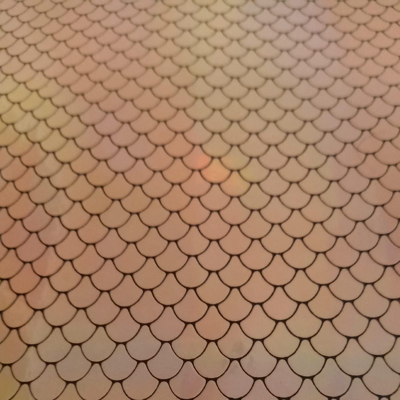 8 Colors Available Gloss Shimmer Mermaid/Fish Scale Faux Leather PVC Leatherette Fabric Half metre / 1 metre / 5metres Cut Off a 137cm roll (0.5 mt x 1.4 MTS, Rose Gold)