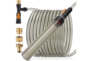 hygger 49 Ft Water Hose For Sink Aquarium Water Changer Kit
