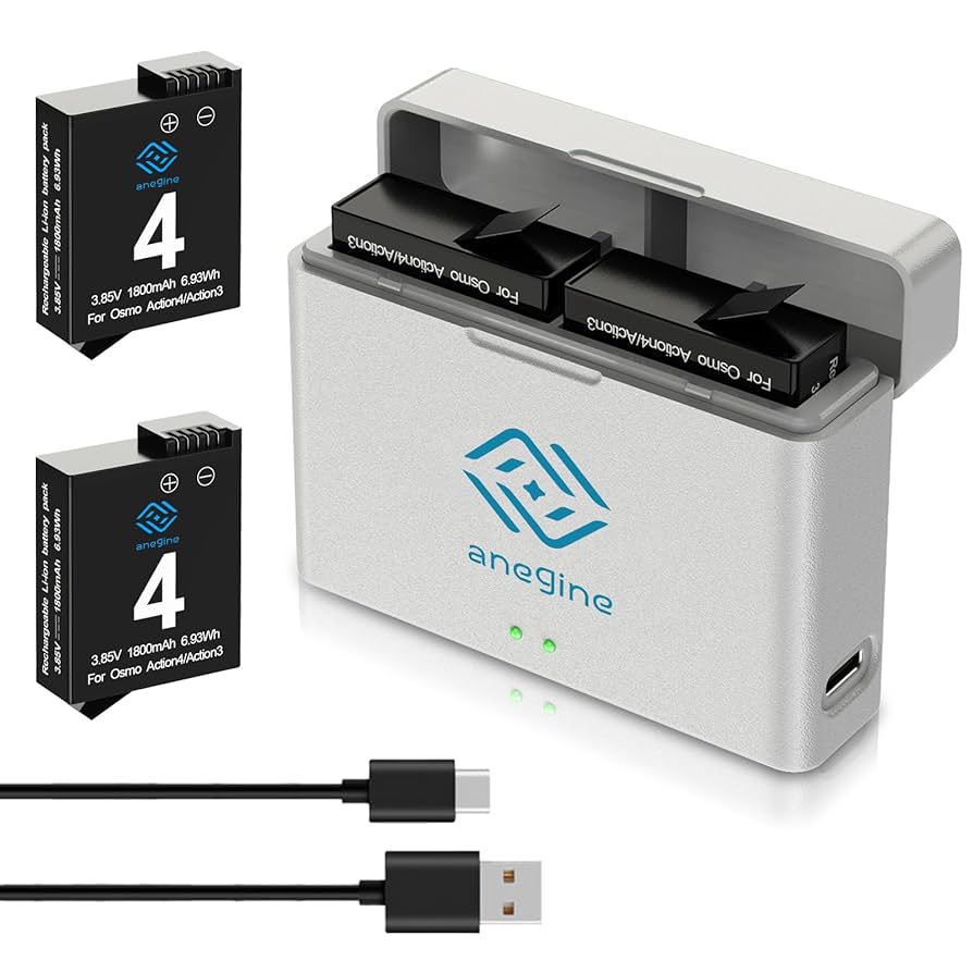 予備バッテリー他おまけつき DJI OSMO ACTION Amazon | Anegine DJI Osmo Action 4 3 バッテリー 1800mAh 2個