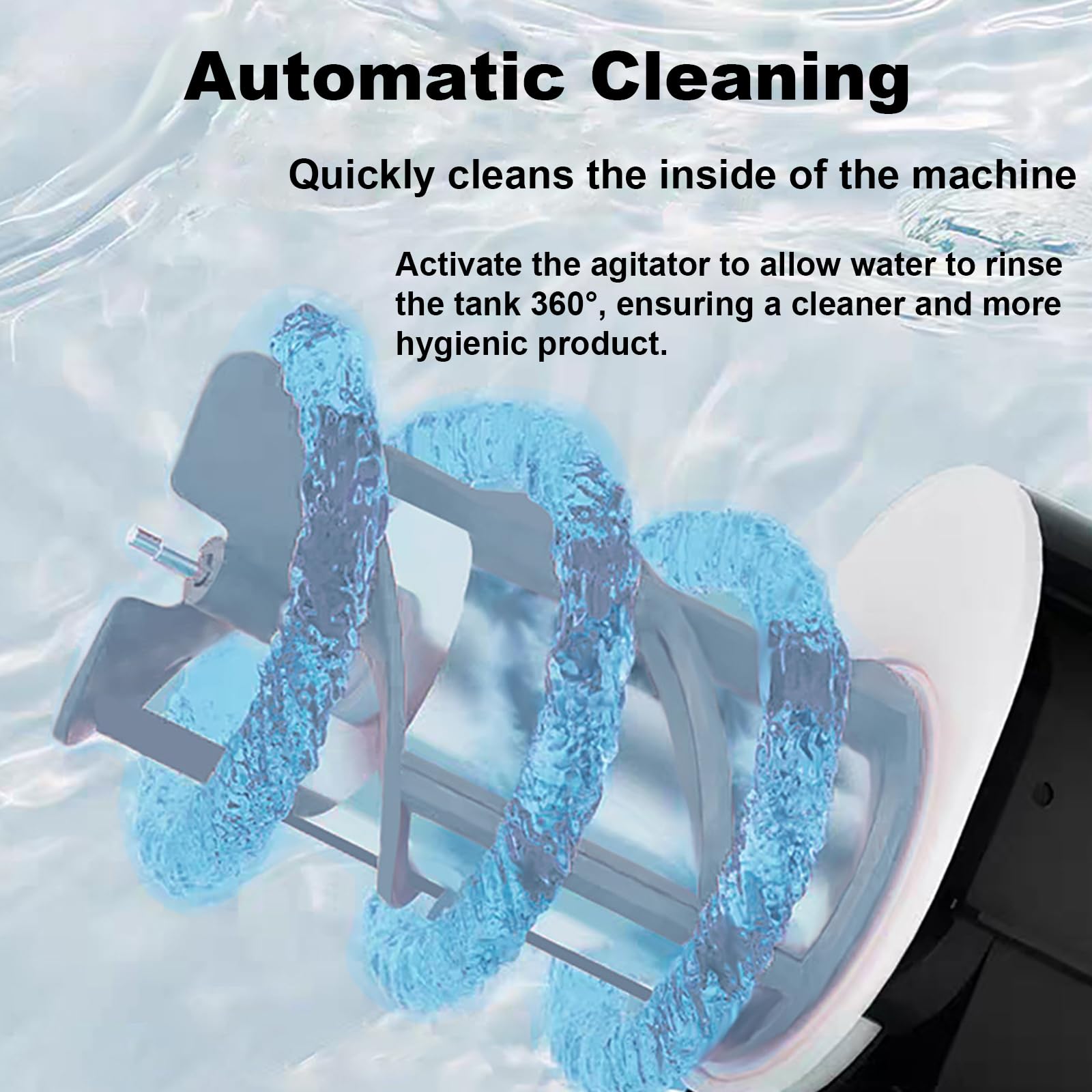 Máquina de granizado para el hogar, máquina de bebidas congeladas autolimpiante para granizados, margaritas, frappes, batidos, no necesita hielo, fácil de usar