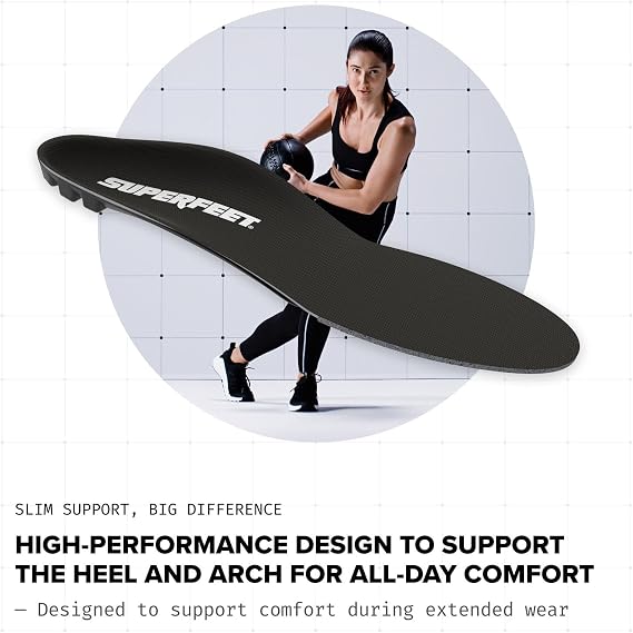 Superfeet All-Purpose Low Arch Trim-to-Fit Insoles, 2.55 Men / 4.56 Women