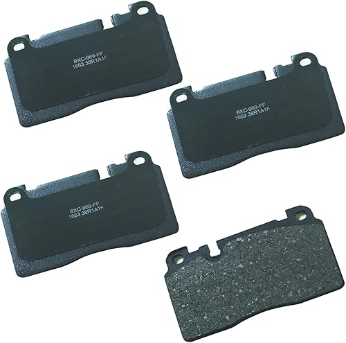 Miniatura 340 de Pastillas de freno delanteras cerámicas Bendix Premium SBC11 para modelos seleccionados Dodge Dart, Ford Fairlane, Falcon, Sedan Delivery, Mustang