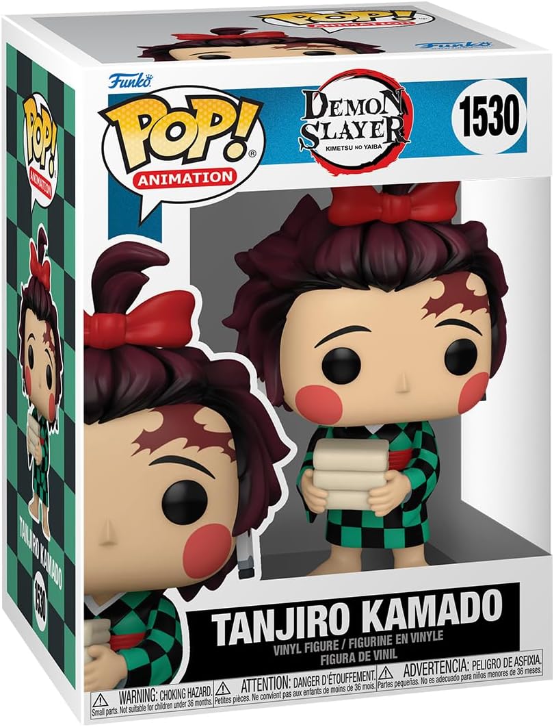 Pop! Animation: Demon Slayer - Tanjiro Kamado - (Kimono) - Collectable Vinyl Figure - Gift Idea - Official Merchandise - Toys for Kids & Adults - Anime Fans - Model Figure for Collectors