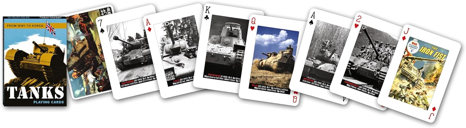 Piatnik 00 1542 Tanks Playing Cards