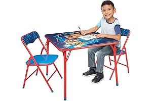 Paw Patrol Movie Kids Table & Chairs Set for Kids and Toddlers (Spiderman)