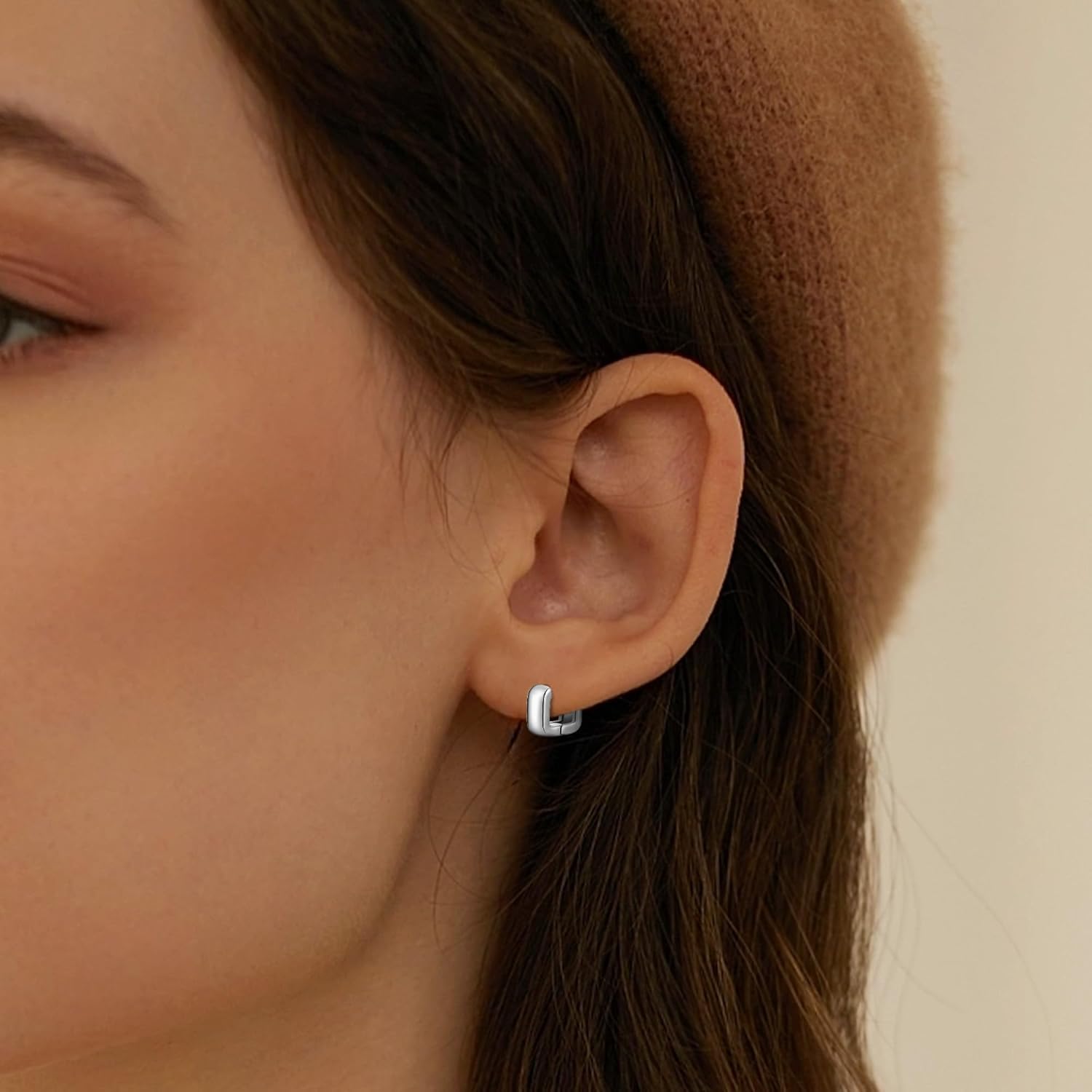 Wgoud Small Gold Hoop Earrings Set for Women, 6 Pairs 14K Gold Plated Hypoallergenic Lightweight Huggie Hoops Earrings, Trendy Cartilage Cubic Zirconia Earrings for Women Gifts. - Image 7