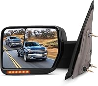 Vista 8 de SCITOO Espejo de remolque para Ford F-150 2004-2006 para Ford F-150, exterior automotriz con señales LED delanteras calentadas eléctricas