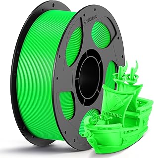 ANYCUBIC PLA フィラメント 3Dプリンター用 造形 pla 高密度 環境保護 純正材料 【1.75mm】【正味1kg】 (クラシックグリーン, PLA)