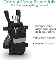 Vista 4 de Vive Bolsa de accesorios para muletas, bolsa para muletas, kit de almacenamiento de accesorios para mujeres, hombres, adultos, niños, soporte