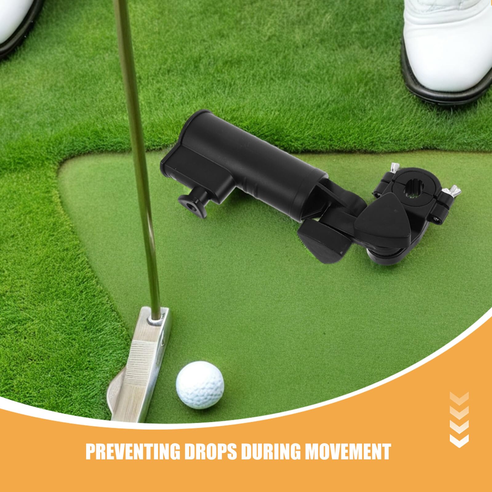 2 Stück Schirmhalter für Golfwagen Stabile Schirmhalterung mit Klemme Universell für Golftrolleys Schwarz Einfach zu Montieren Wetterbeständig Praktisches Golfzubehör