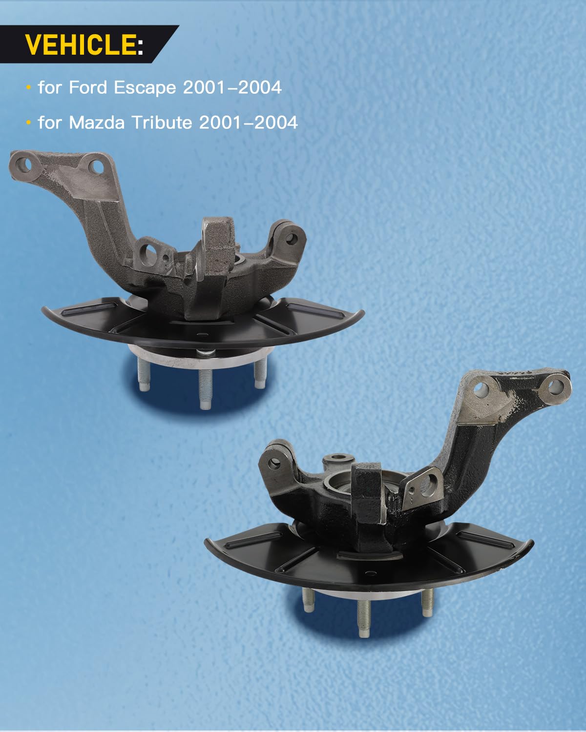 Nudillo De Dirección Derecho Y Cojinete De Rueda Para Ford Escape Y Mazda Tribute