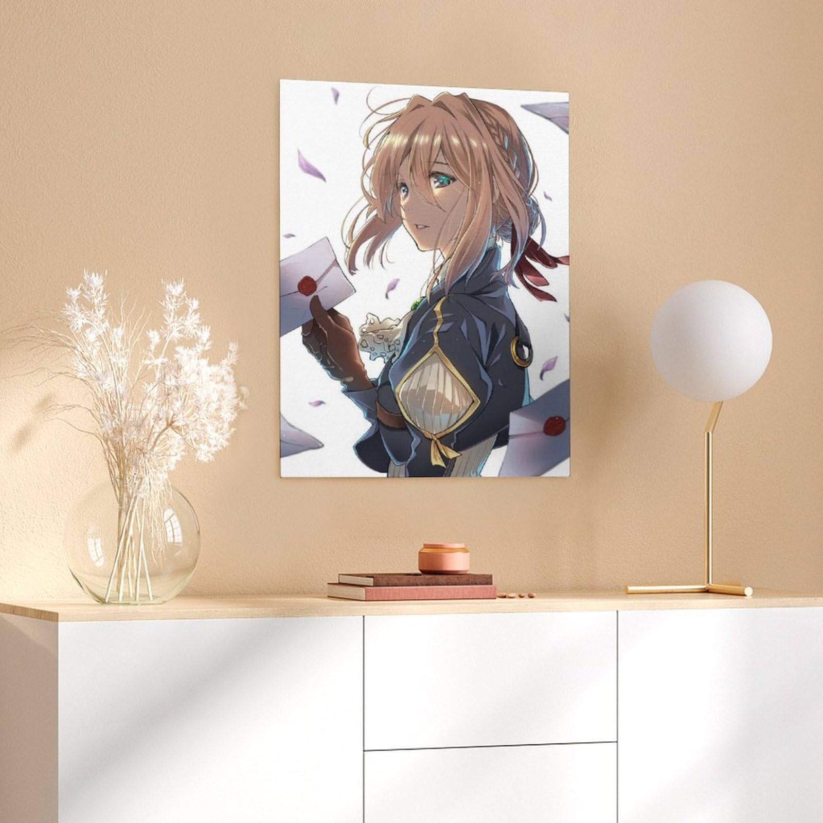 Amazon.co.jp: ヴァイオレットエヴァーガーデン イラスト 掛け絵