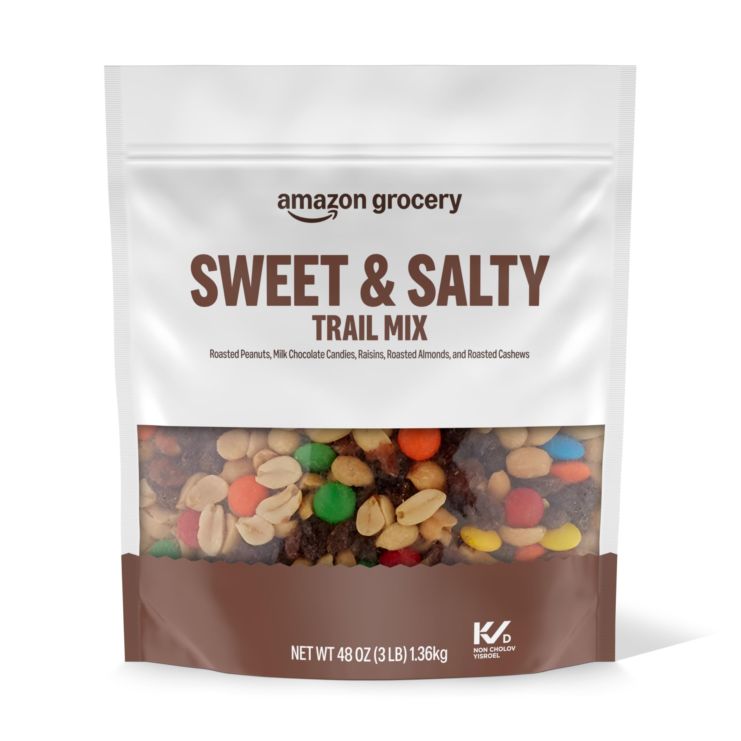 Amazon Brand - Happy Belly Nuts, Chocolate & Dried Fruit, Trail Mix, 3 pound (Pack of 1)