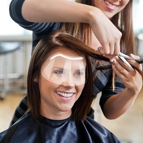 Miniatura 5 de Protector facial transparente, paquete de 50, protector de ojos de plástico para microblading, maquillaje permanente, extensiones de pestañas,