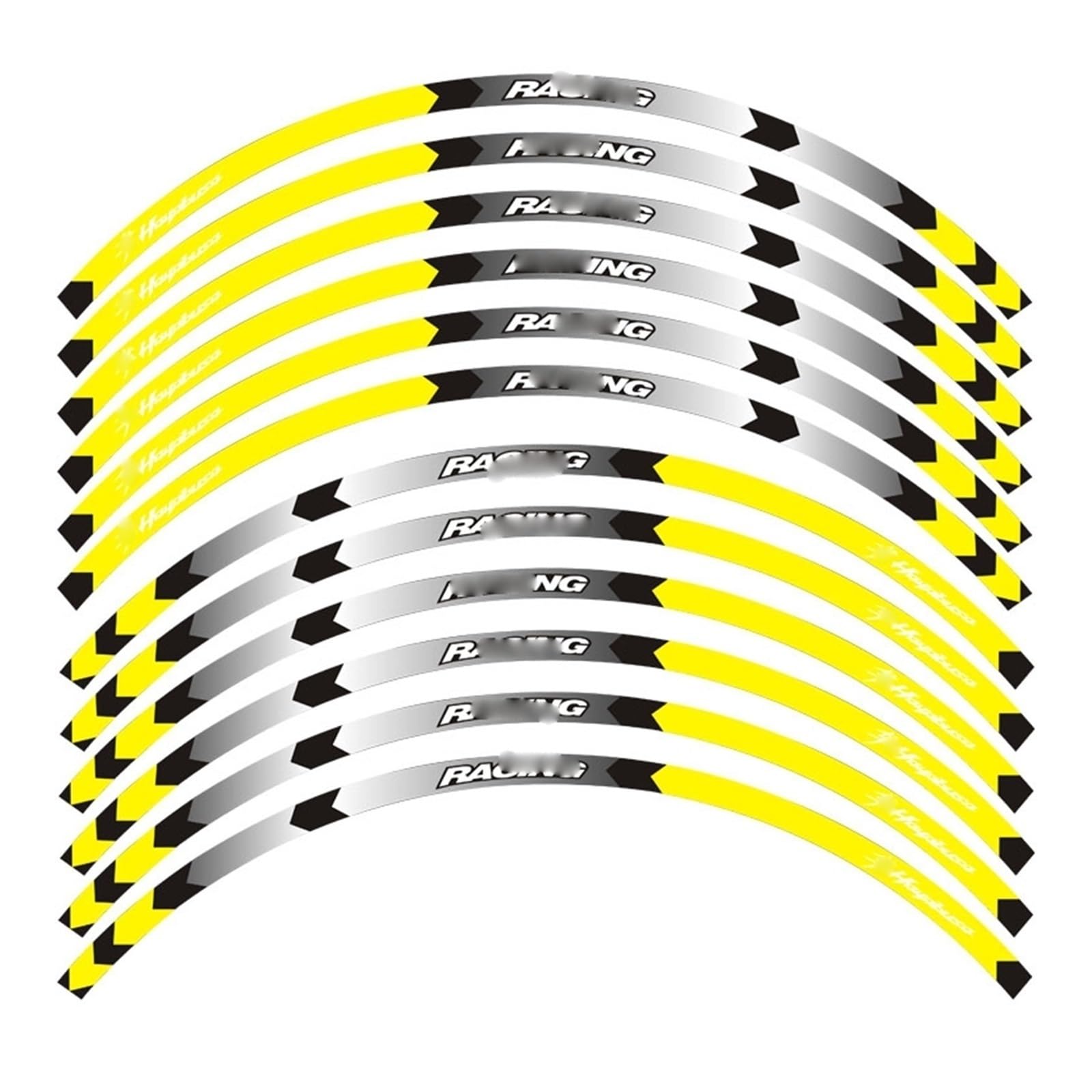 for S&uzuki for Hayabusa Motorcycle Sticker Wheel Rim Decal Wheel Stickers(2)