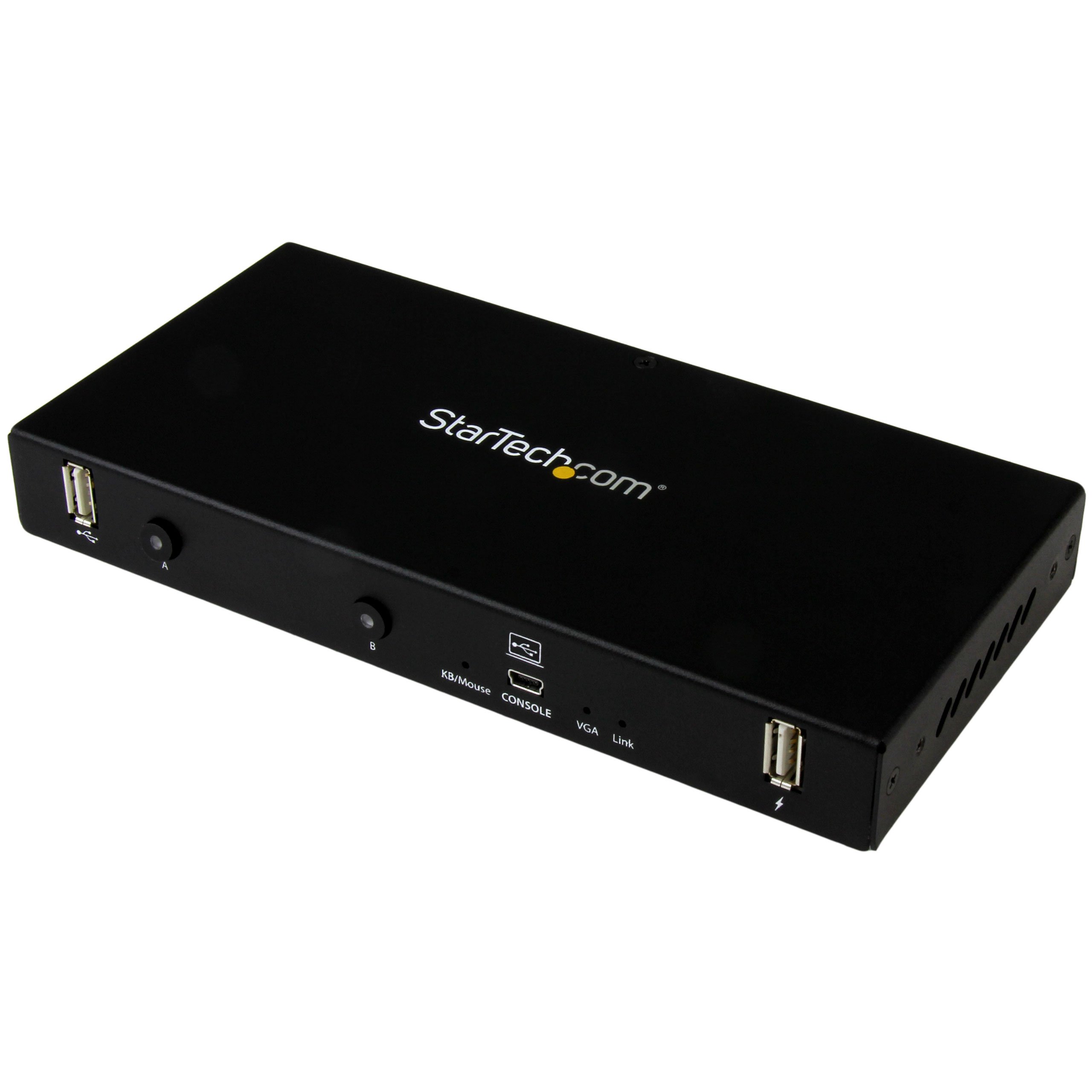 StarTech Adattatore Console KVM 2 Porte, Crash Cart, Rack (SV231USBLC) | Collega Laptop a Server, Gestione da Postazione Mobile, Ideale per Datacenter