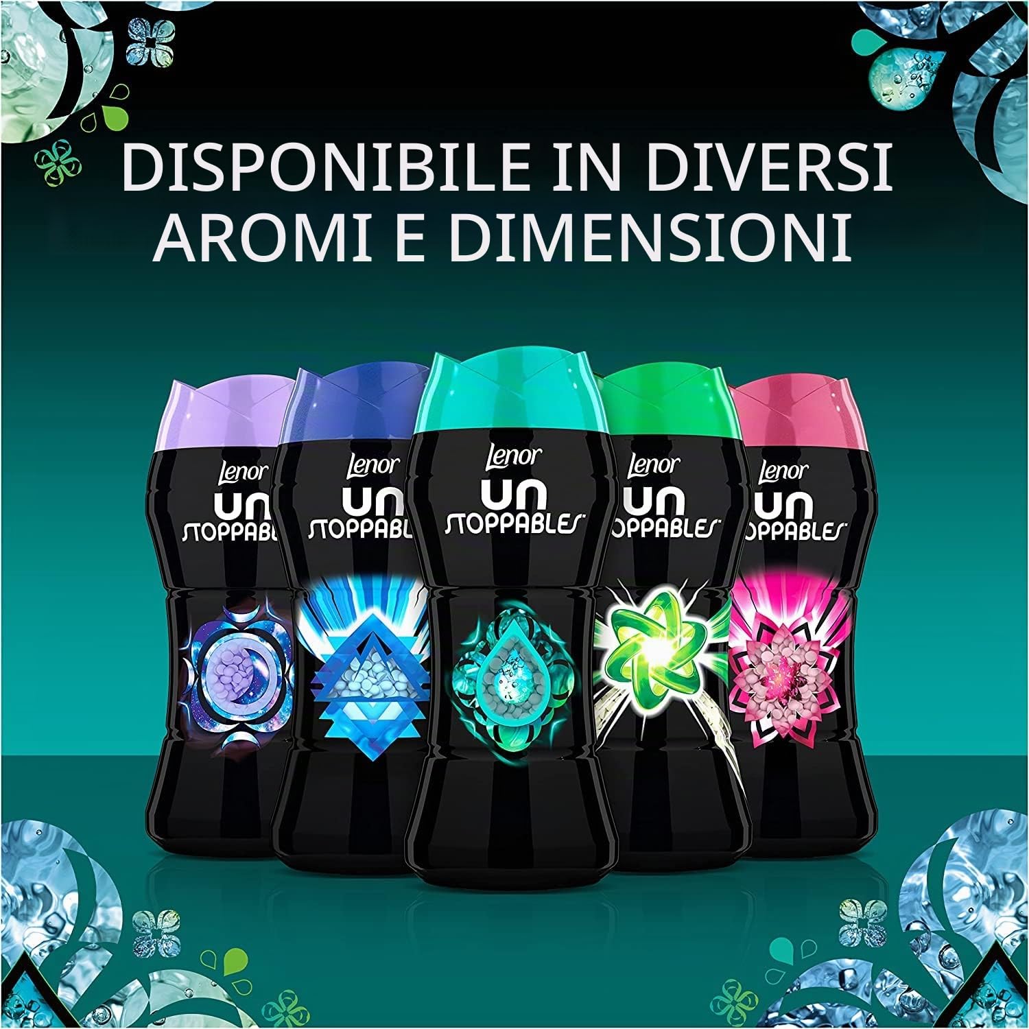 LENOR, Unstoppable - Perle di profumo per abbigliamento, 93 lavaggi, perline ammorbidenti per vestiti, fragranza Dreams, 1 pezzo (confezione da 6)