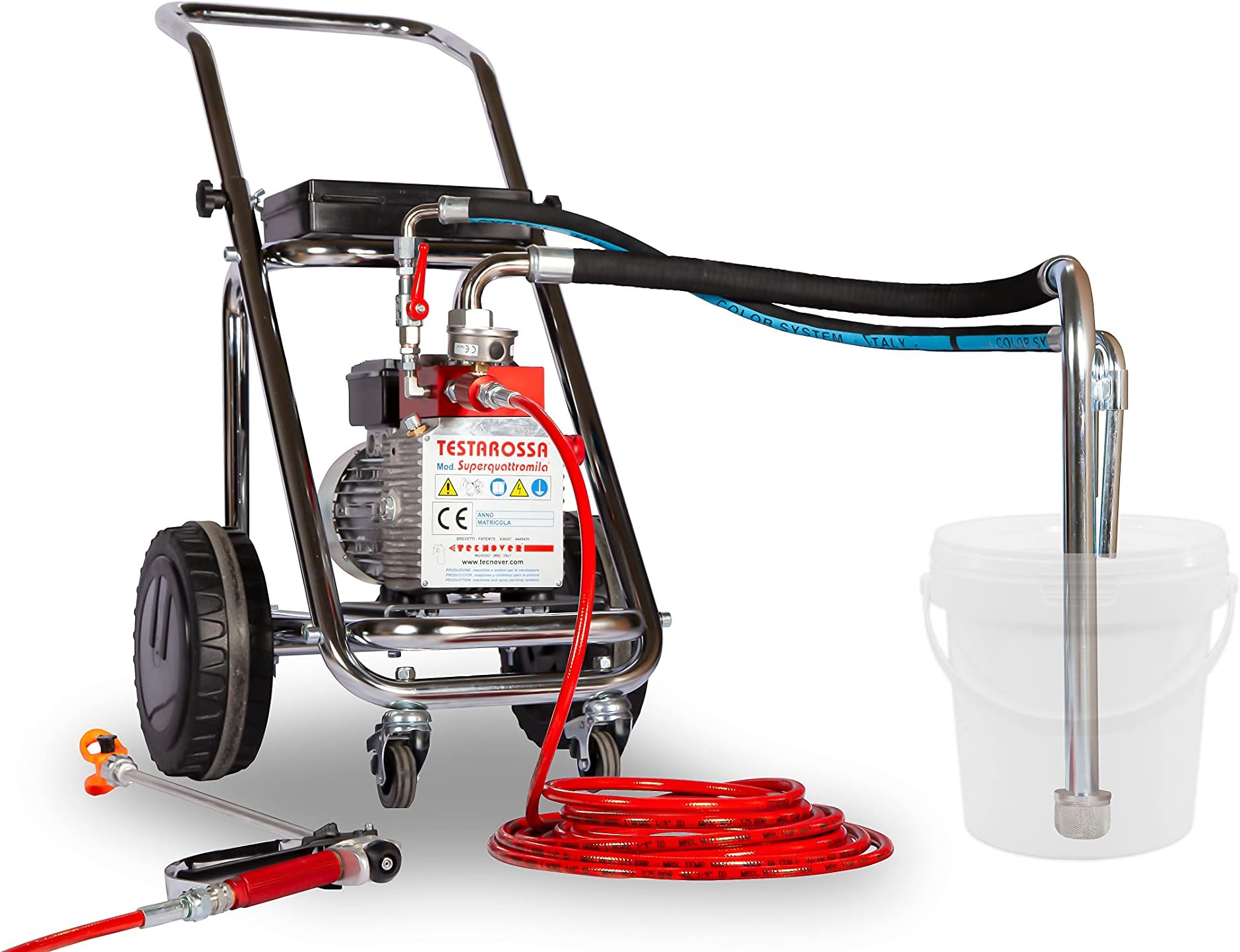TECNOVER Airless pump model Testarossa Superquattromila for spray painting