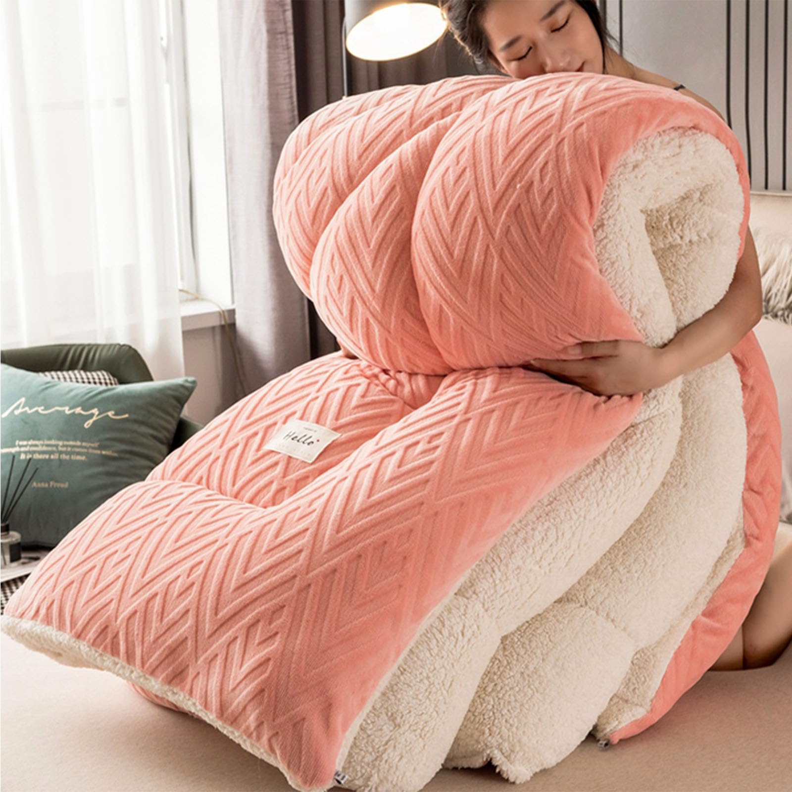 Edredón de invierno para combatir el frío extremo en la cama con suavidad pesada de 3.5kg