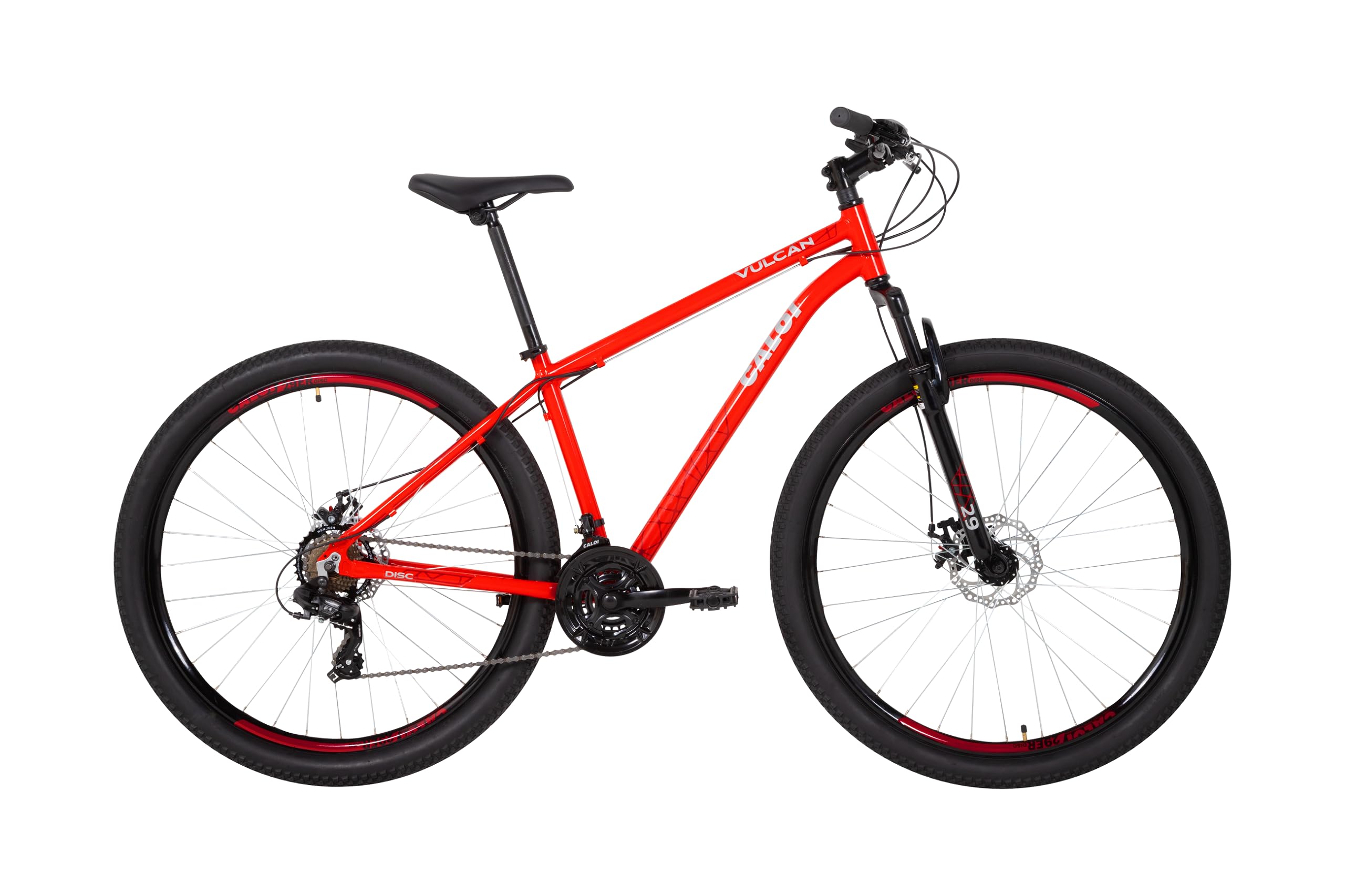 Caloi Bicicleta Vulcan, Aro 29, Câmbio Shimano 21 Velocidades