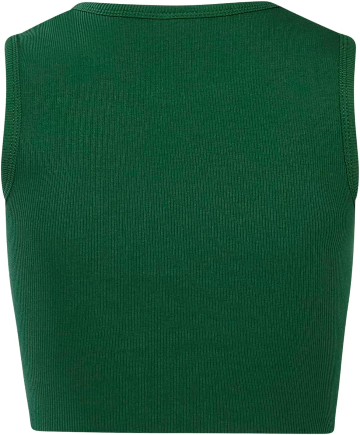 HYPE AND VICE Cut-Off Tank Top for Women – University-Themed Fitted Cropped Tank, College Tops for Game Day & Tailgate