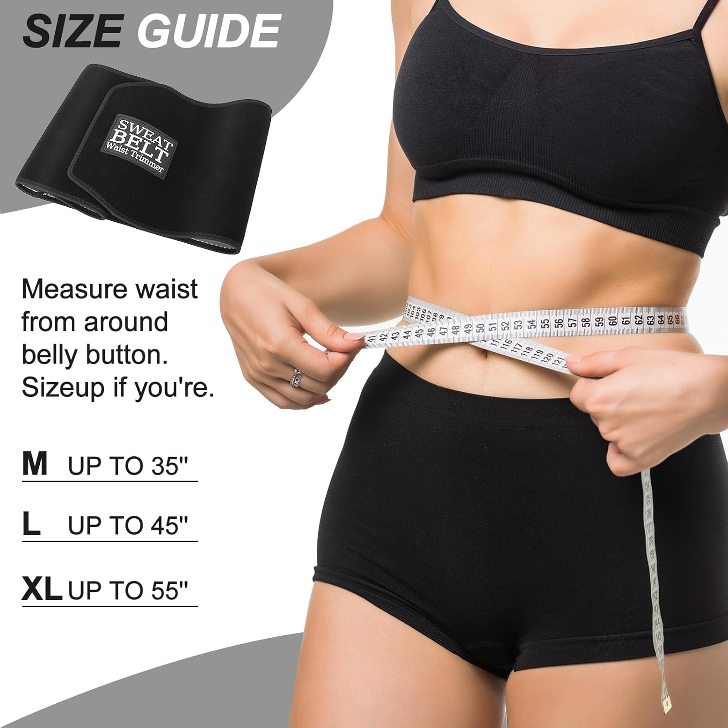 ZPP Waist Trimmer for Women and Men, Sweat Belt Band Belly Stomach Wrap - Image 3