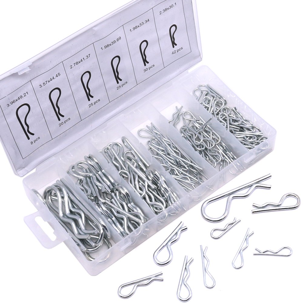 Hair Pin Assortment 150Pc R Clips Hitch Lynch Cotter In Case Retaining Car Van~5056316766388 01c Mp - View #11