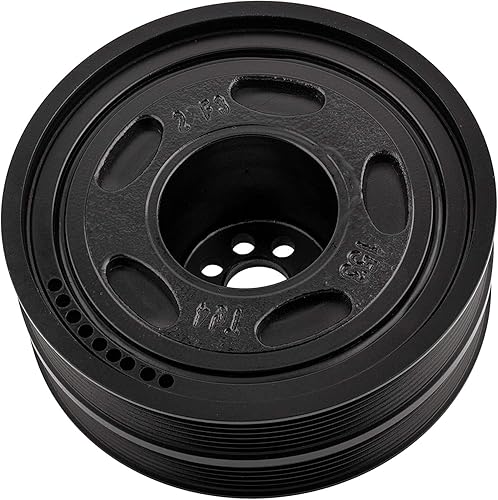 Miniatura 5 de Harmonic Balancer - Polea de cigüeñal para Audi A4 A5 A6 A7 A8 Quattro Q5 Q7 Q8 S4 S5 S7 SQ5, para Volkswagen Touareg Hybrid 2011-2015 Reemplazar #
