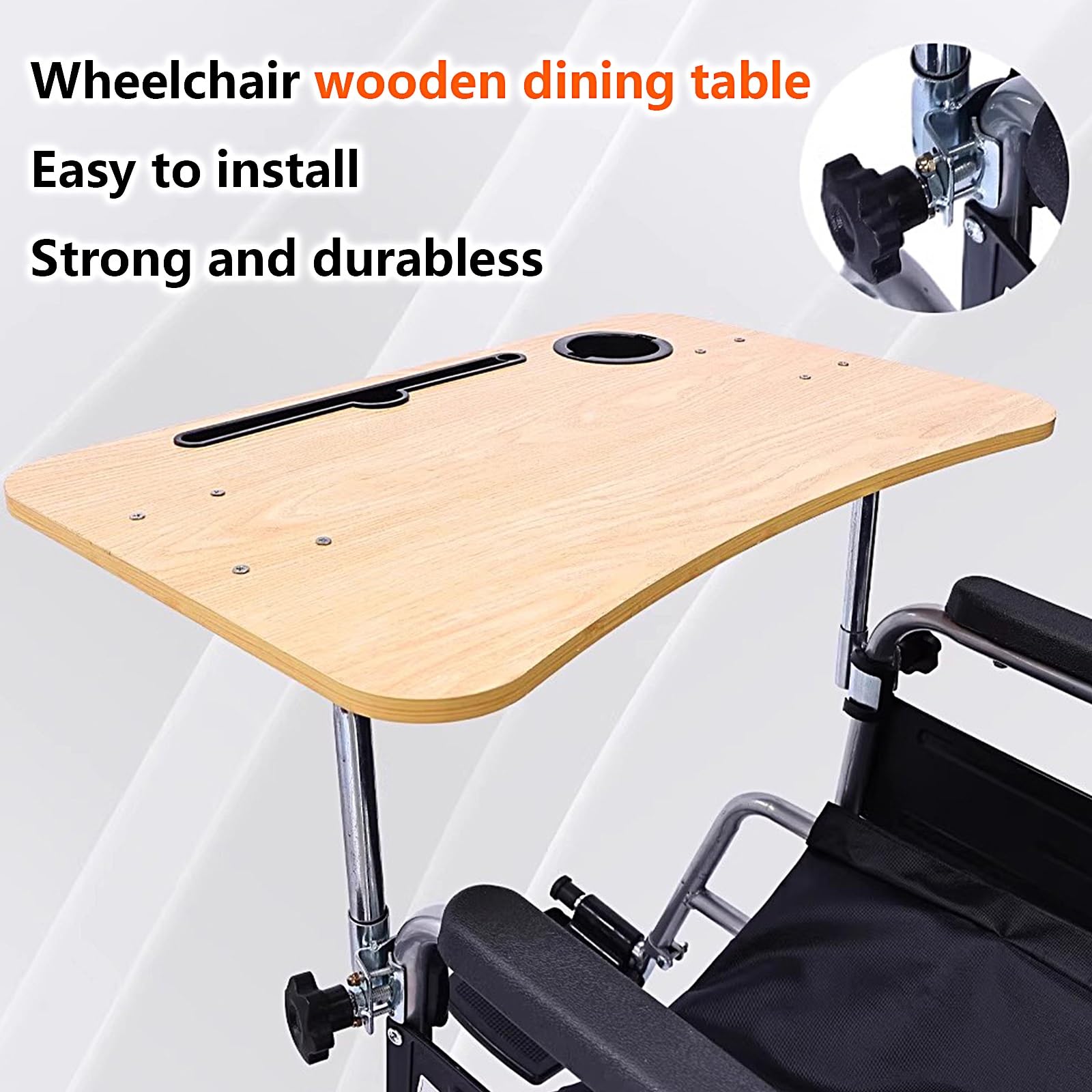 Amazon.co.jp: 車椅子対応の木製ダイニングテーブル カードスロット