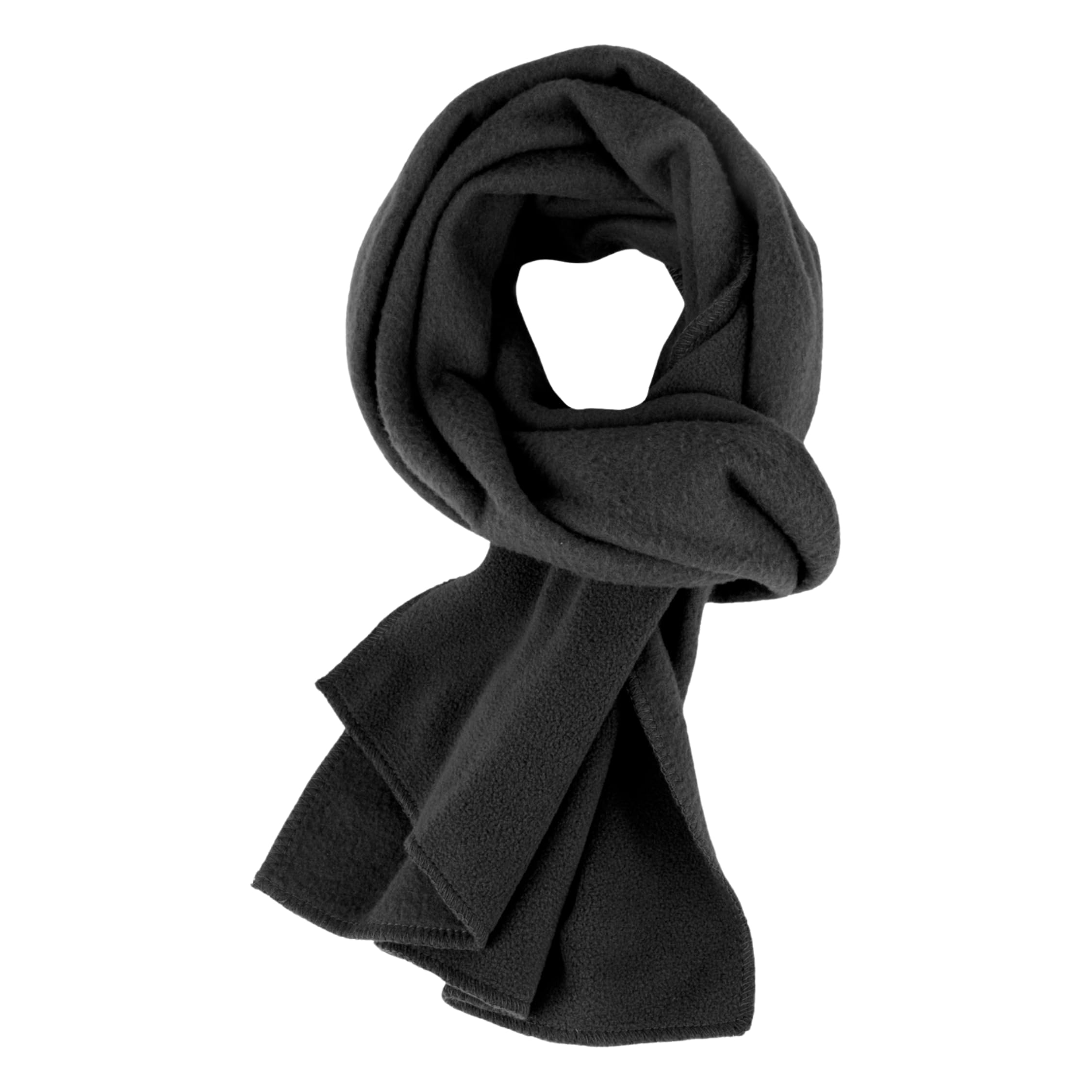 Adventure Togs Kids Scarf Micro Fleece Thermal Winter, Black