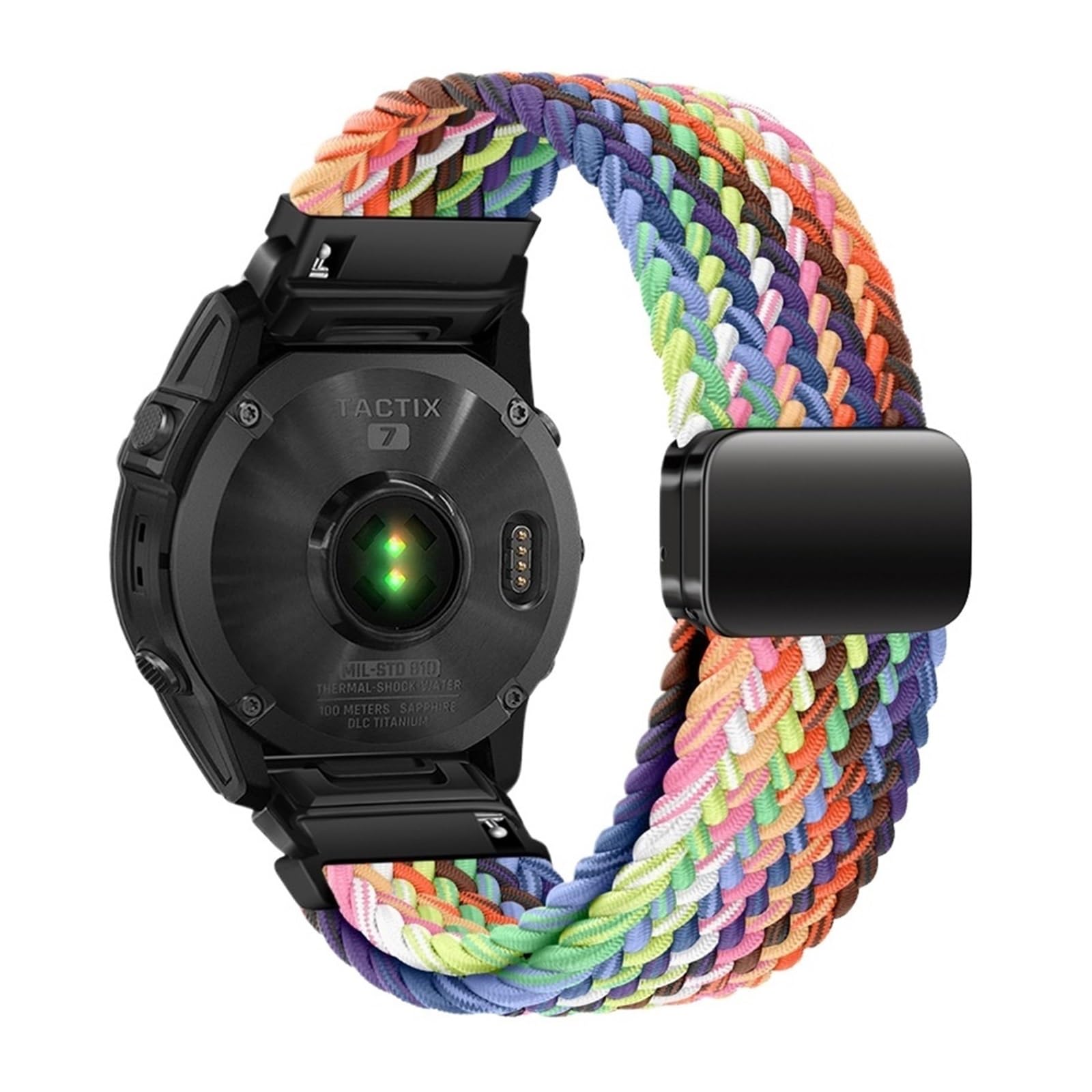 22mm 26mm Nylon Woven Strap For Garmin Watch Fenix 8 7 6X Pro Elastic Bracelet for Tactlx7MK2 Sports Band