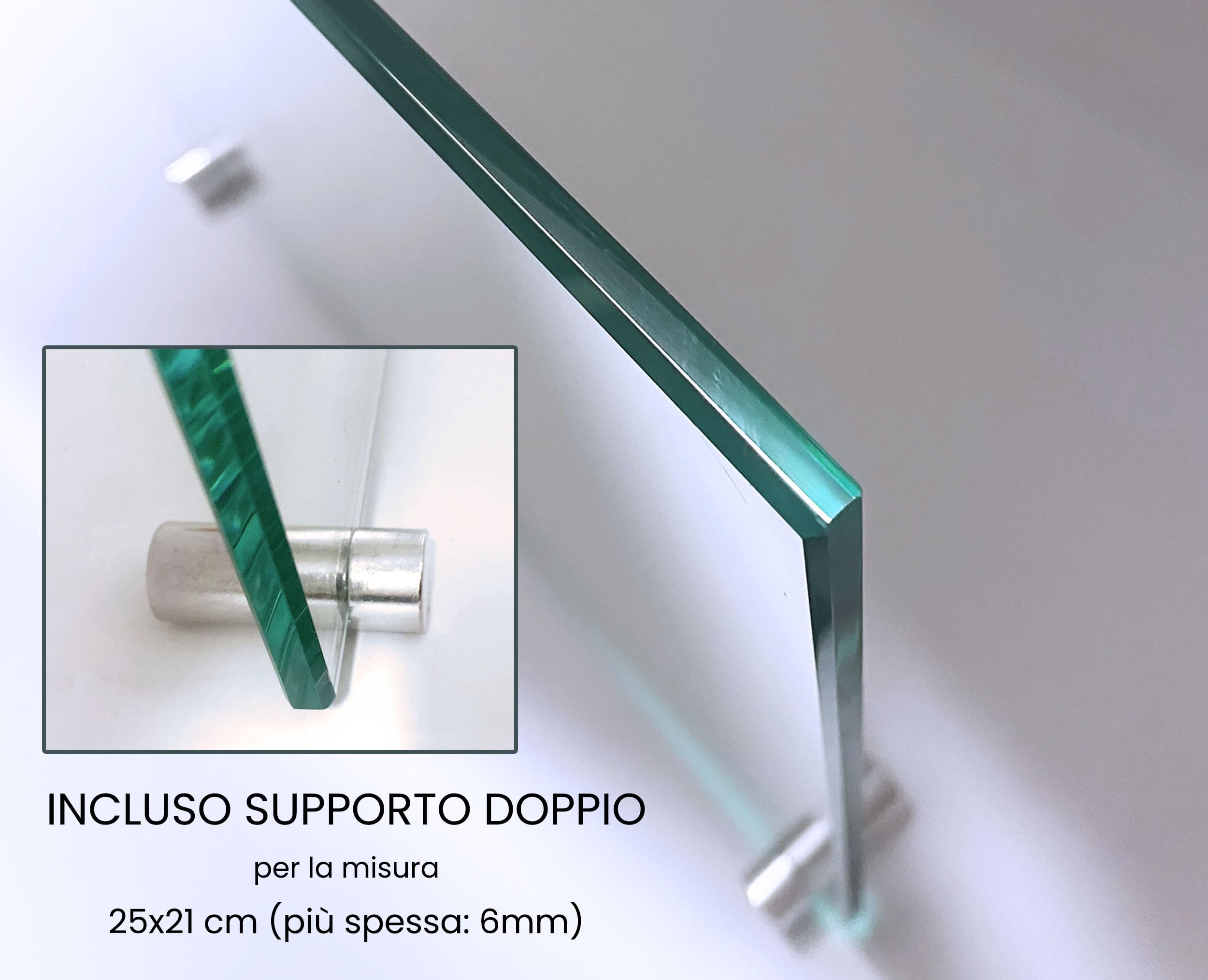 Targa Anniversario di Matrimonio | Elegante Targa in Cristallo Personalizzata | Regalo Nozze d'oro, Nozze d'argento o di Diamante