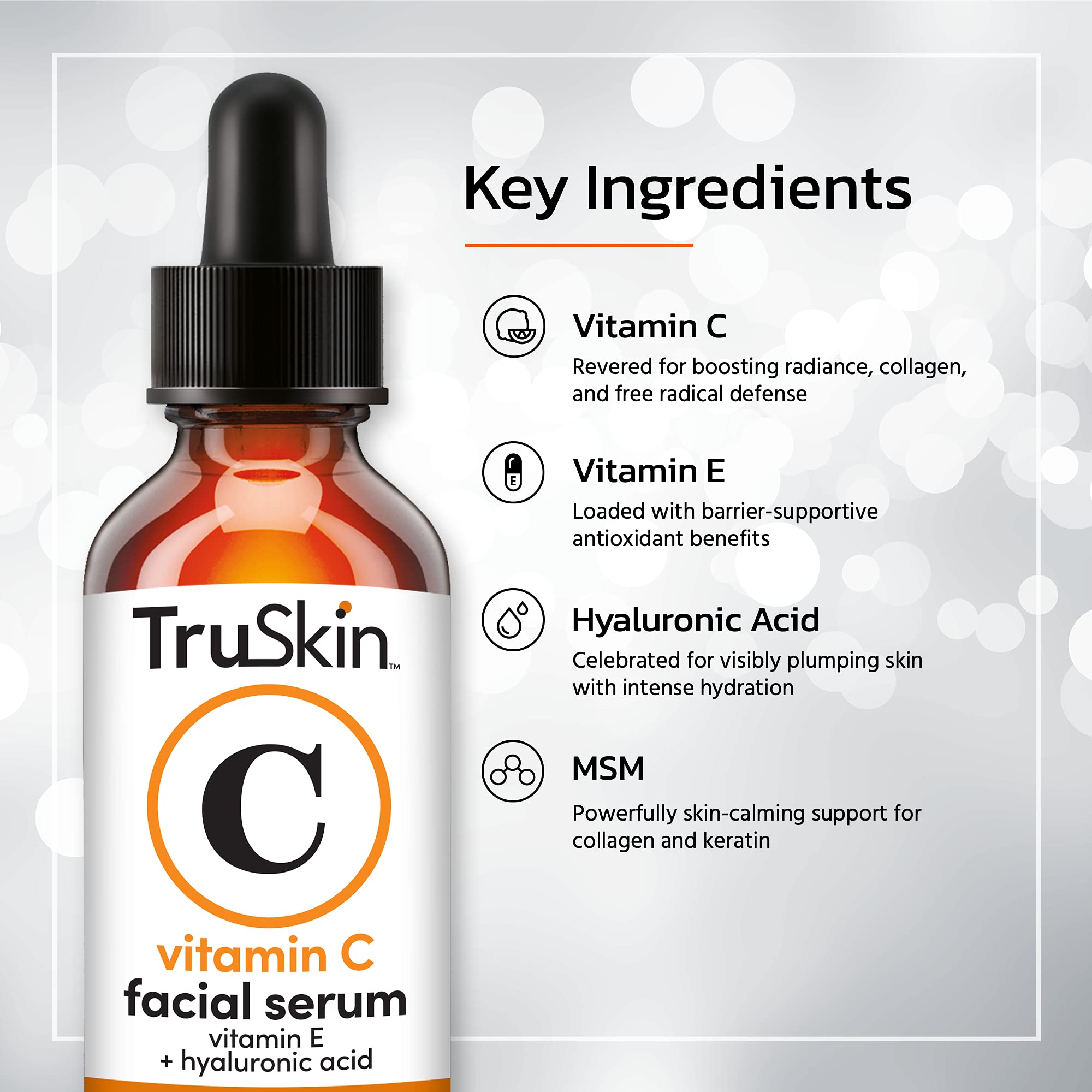 TruSkin Vitamin C Serum for Face, Anti Aging Serum with Hyaluronic Acid