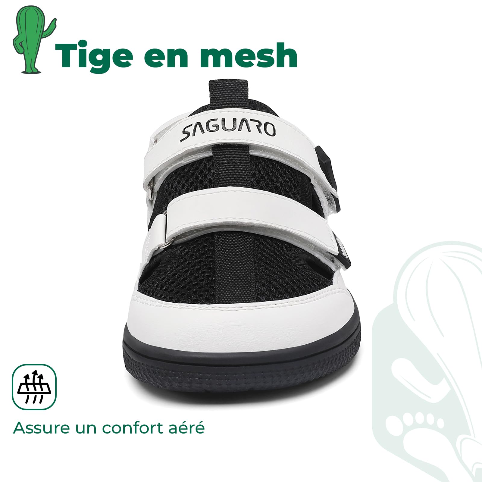 SAGUARO Garçon Sandales D’Été à Bout Fermé - pour Décontractées & Camping, 25-36