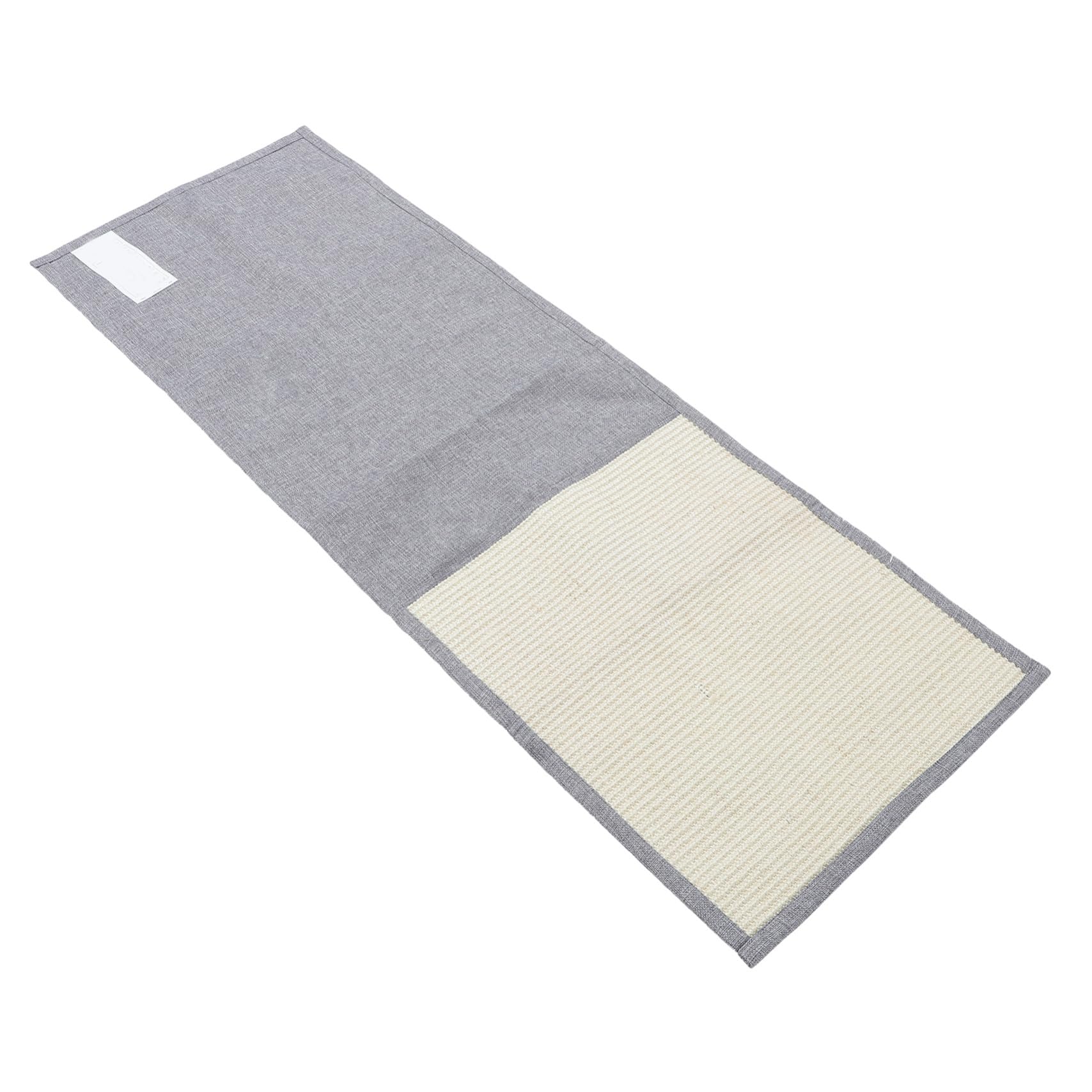 Kisangel Protector contra Arañazos para Sofá y Reposabrazos Garra de Sisal, Funda Antirayaduras Gris Claro, Tamaño Básico, para Gatos y Mascotas en Hogar y Oficina