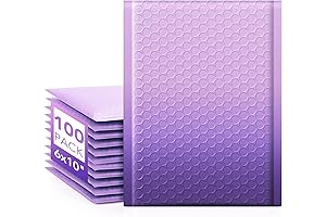 Fuxury Opaque Bubble Mailers 6 x 10 Shipping Envelopes, 100-Pack
