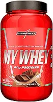 Integralmédica My Whey Proteína em Pó Sabor Chocolate - 21g de Proteína por Porção - Alta Concentração de BCAAs - Pote 900g
