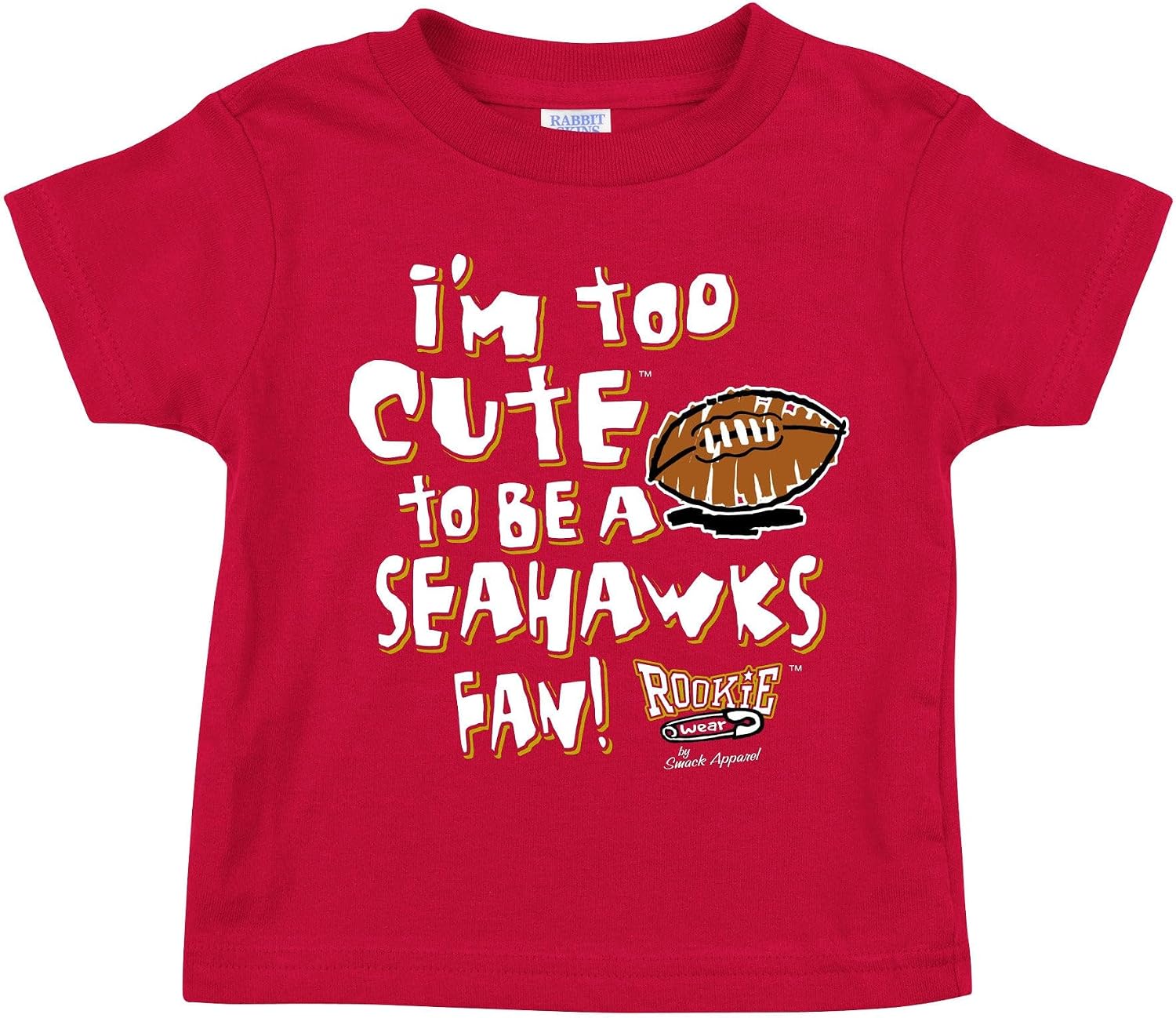 Too Cute (Anti-Seahawks) Baby Apparel for San Francisco Football Fans (NB-7T)
