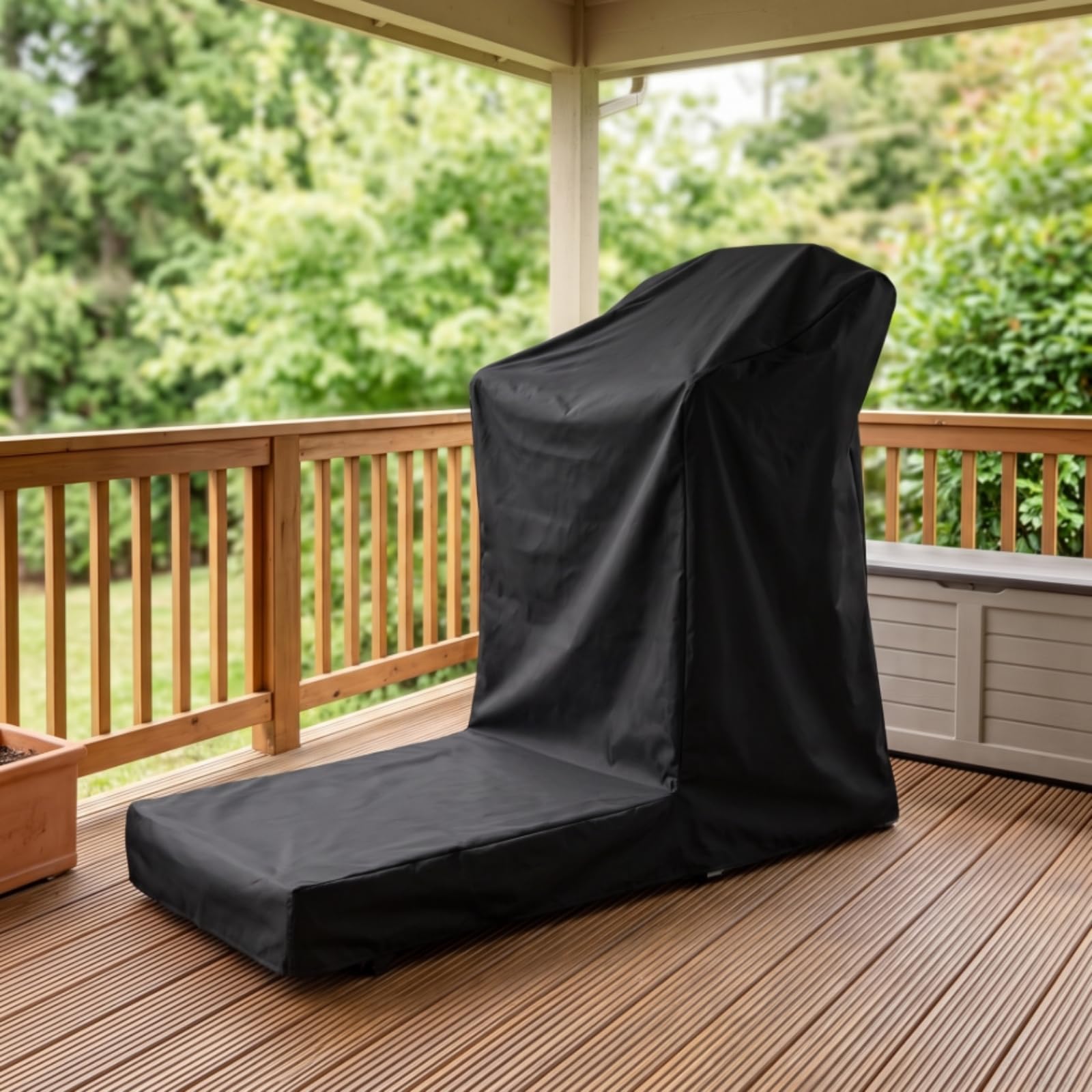 LOVIVER Housse de Tapis de Course Housse d'Appareil de Course équipement Sportif Capot pour Console et Pièces Mécaniques en Tissu Oxford Robuste Coupe Ajustée , 206 95 160cm