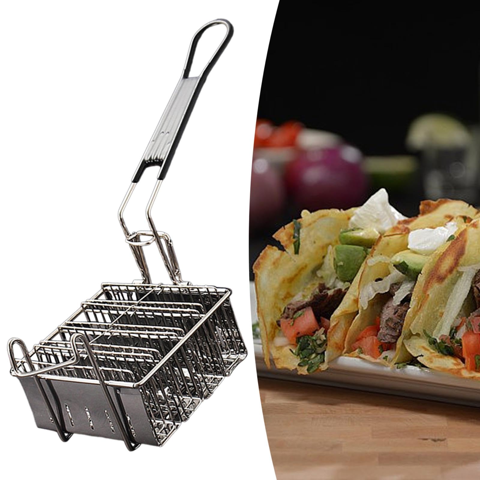 Freír Tacos Profesional Cesta Acero INOX