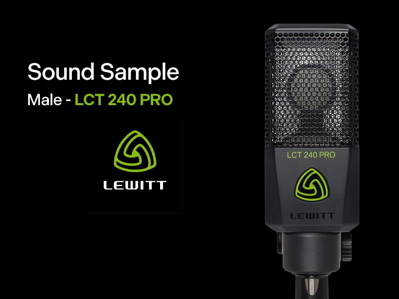 Amazon.com: Lewitt LCT-240-PRO Compact Condenser Microphone, Black