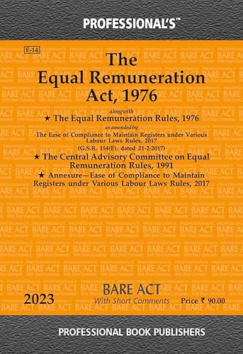 Equal Remuneration Act, 1976 Alongwith Equal Remuneration Rules, 1976