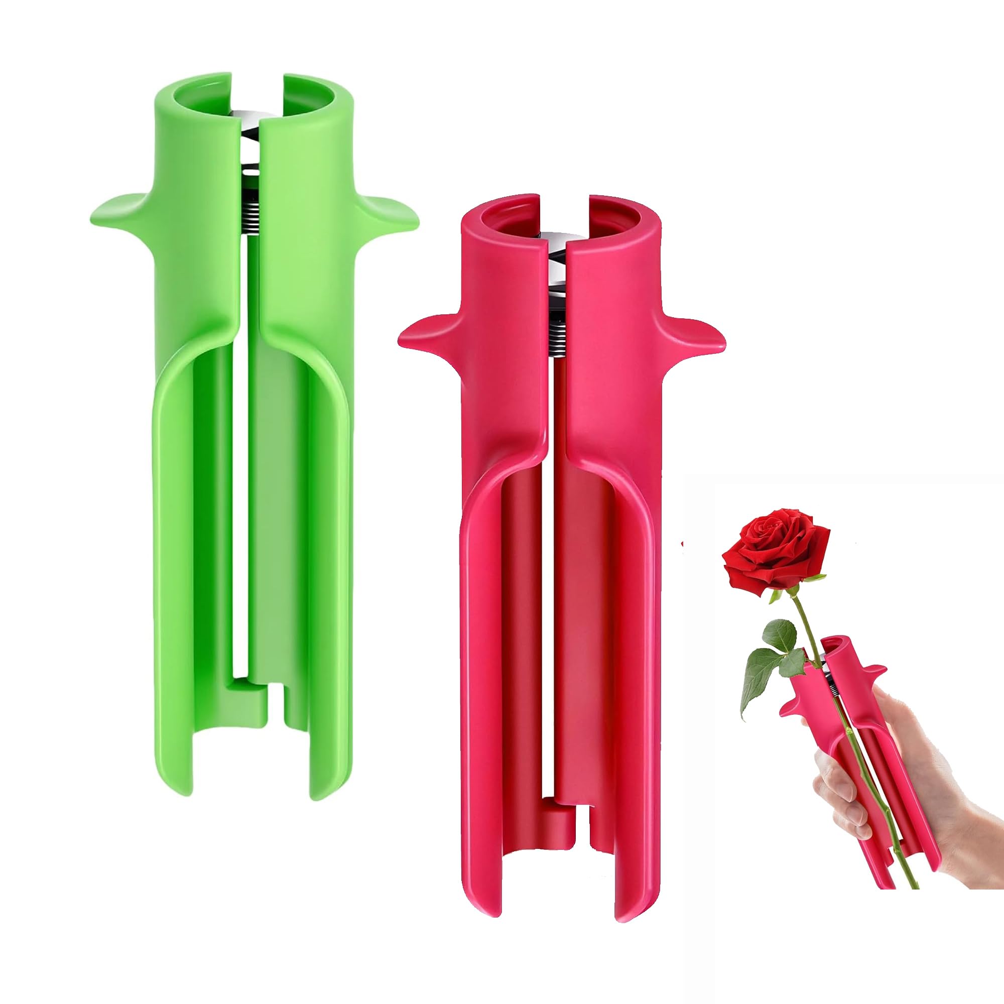 Outil Enlève-épines Pour Roses - Cylindrique Vert, Protège Les Mains, Facile à Utiliser - Parfait Pour Fleuristes Et Arrangement Floral