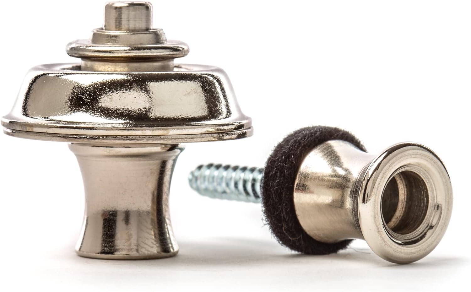 Jim Dunlop Original Straplok Strap Retainers - Nickel