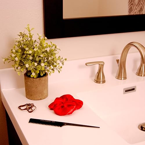 Miniatura 4 de Pegasus 104, peine de goma dura de 8 pulgadas, hecho a mano, sin costuras, bordes lisos, antiestático, resistente al calor y a productos químicos,